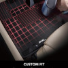 3D Kagu Floor Mat Compatible with Mercedes CLS Class 2019 to PRESENT | Set of 4 Pcs | Custom Fit | BLACK
